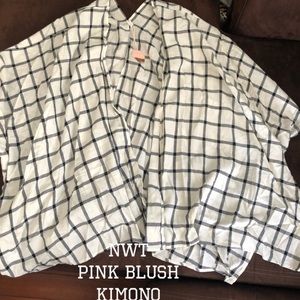 NWT Pink Blush Kimono
